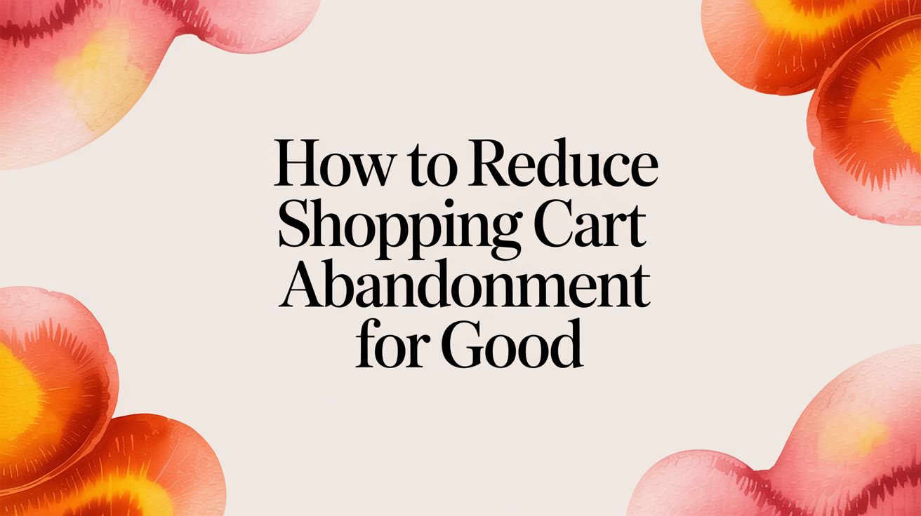 How to Reduce Shopping Cart Abandonment for Good