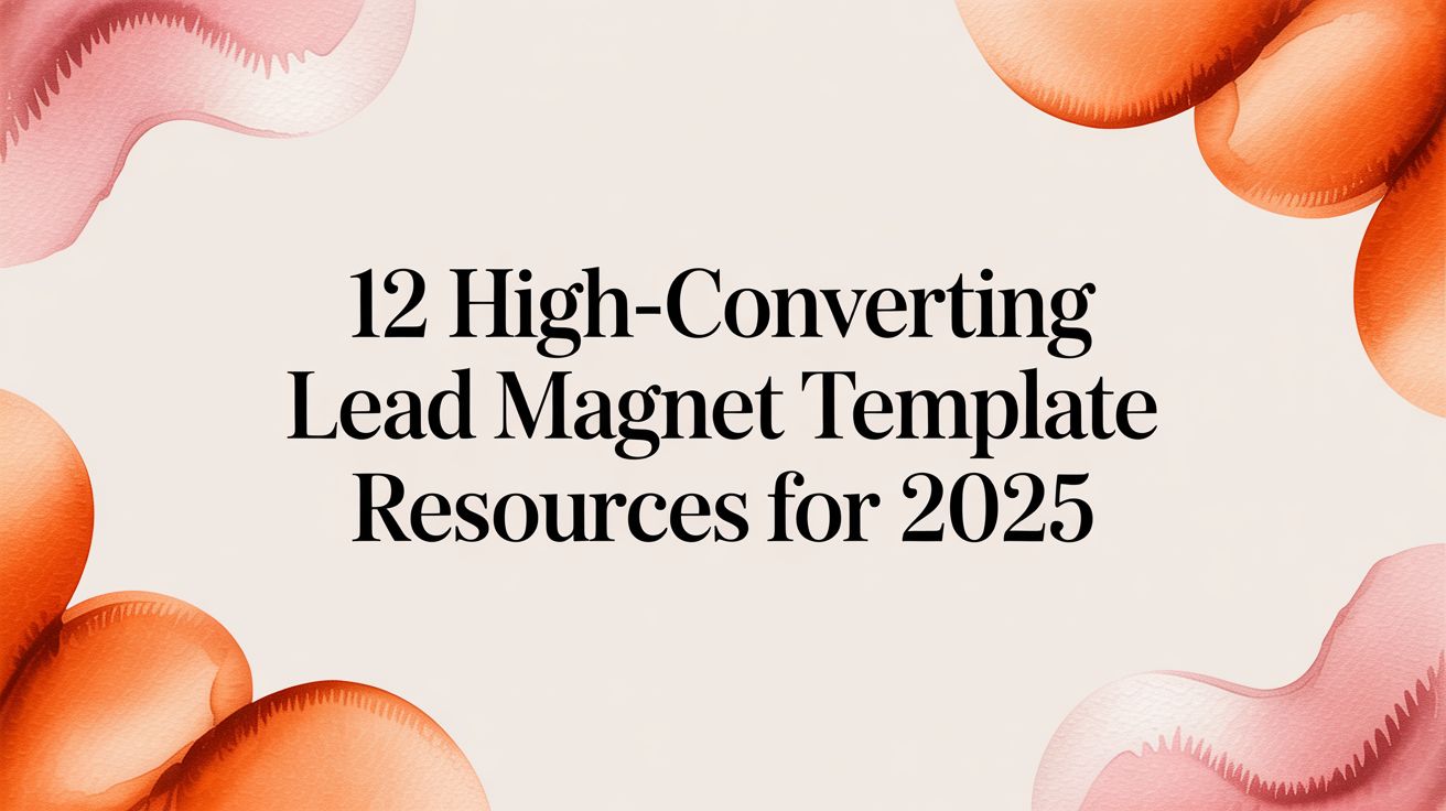 12 High-Converting Lead Magnet Template Resources for 2025