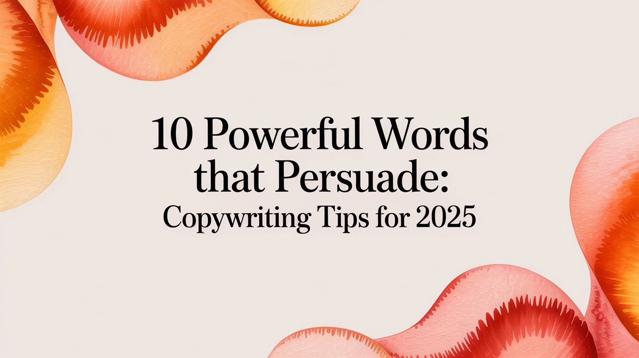 10 Powerful Words That Persuade: Copywriting Tips for 2025