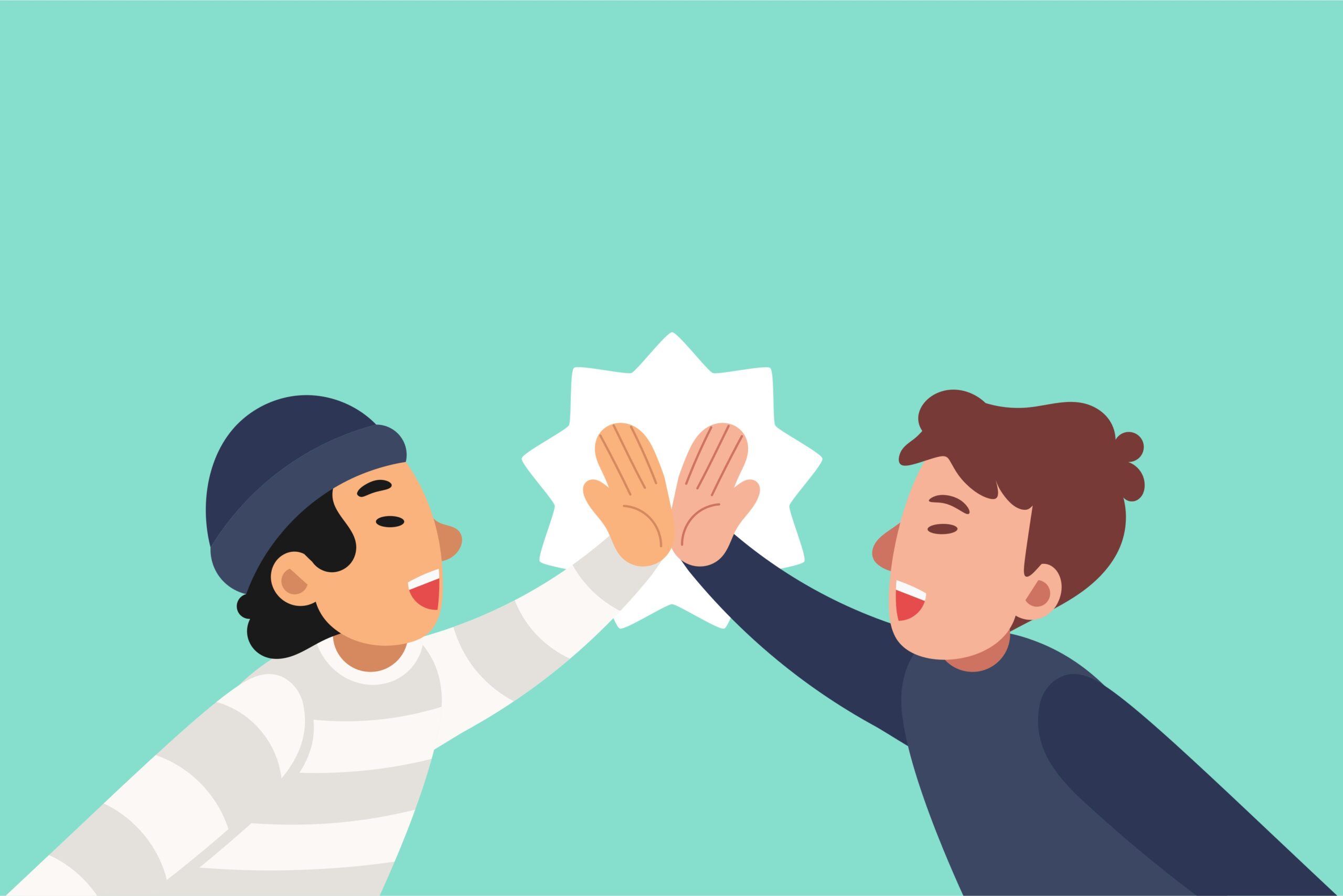 A split-screen image showing a well-designed website squeeze page on one side and compelling copywriting on the other, symbolizing their harmony.